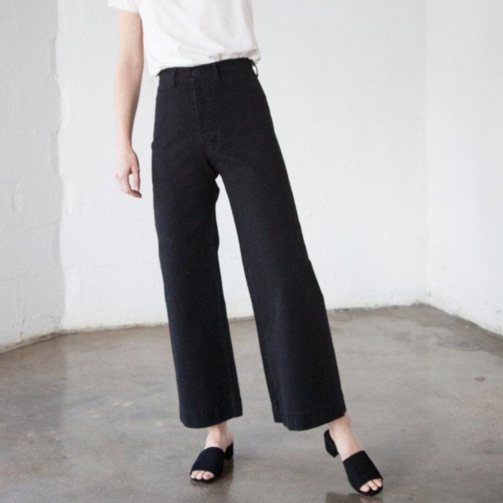 Jesse Kamm Black Sailor Pants Size 0